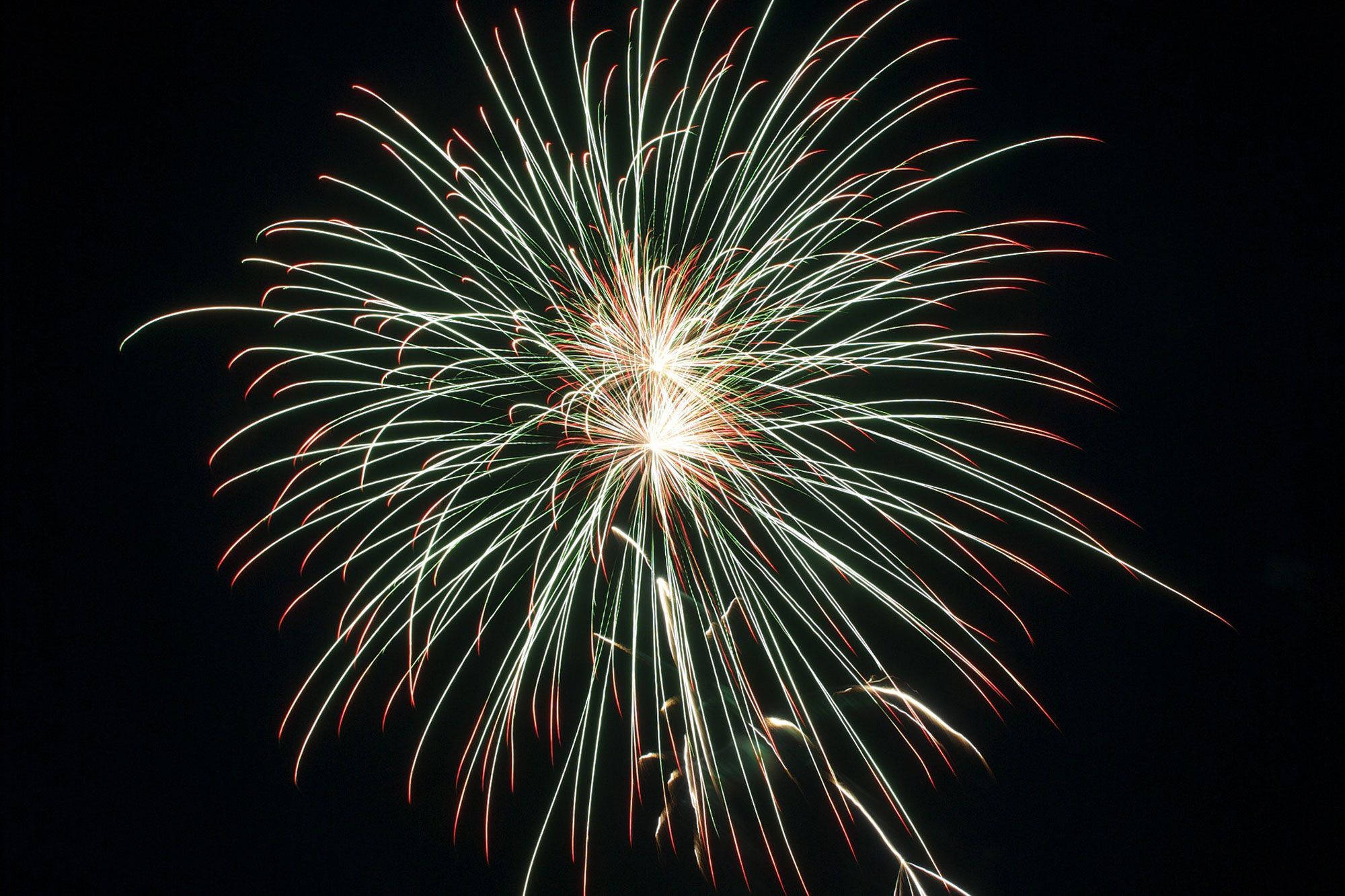 A firework exploding which represents the big bang effect of running exams all at the same time