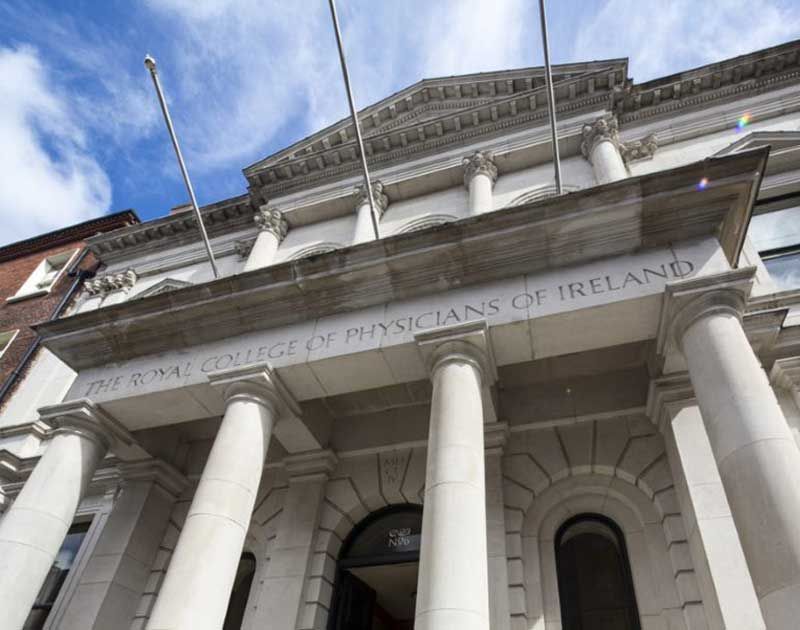 Picture of The Royal College of Physicians of Ireland (RCPI) building in Dublin, Ireland.