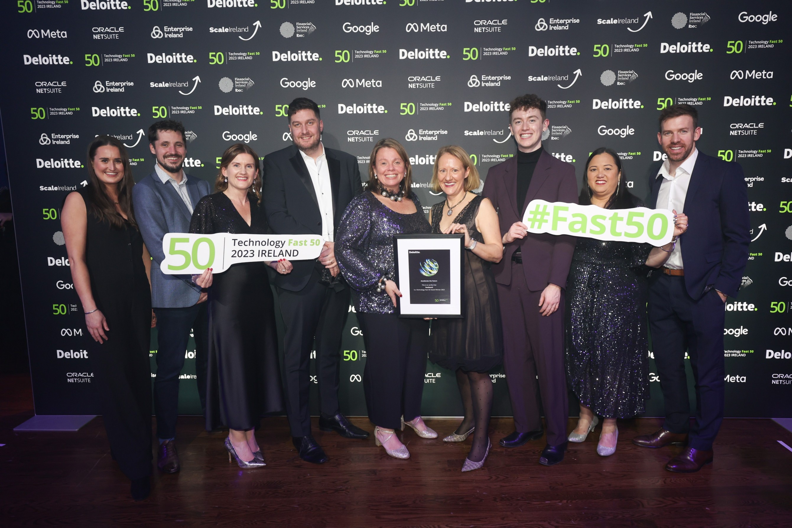 TestReach Representatives at Deloitte's Fast 50