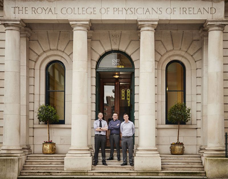 Alan O’Mahony, Project Manager, Royal College of Physicians of Ireland and Wayne Metcalfe, Account Manager, TestReach
