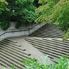 Photo of accessible stairs in Robson Square, Canada