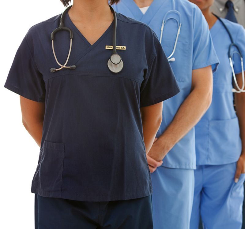 Student nurses studying at Birmingham City University